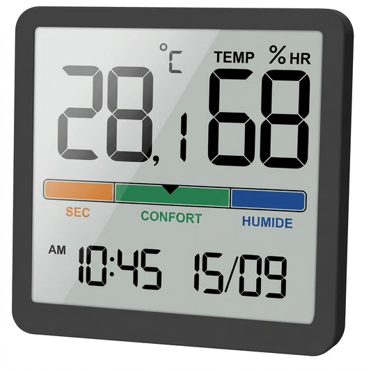 Hygromètre Thermomètre Intérieur — Affichage LCD