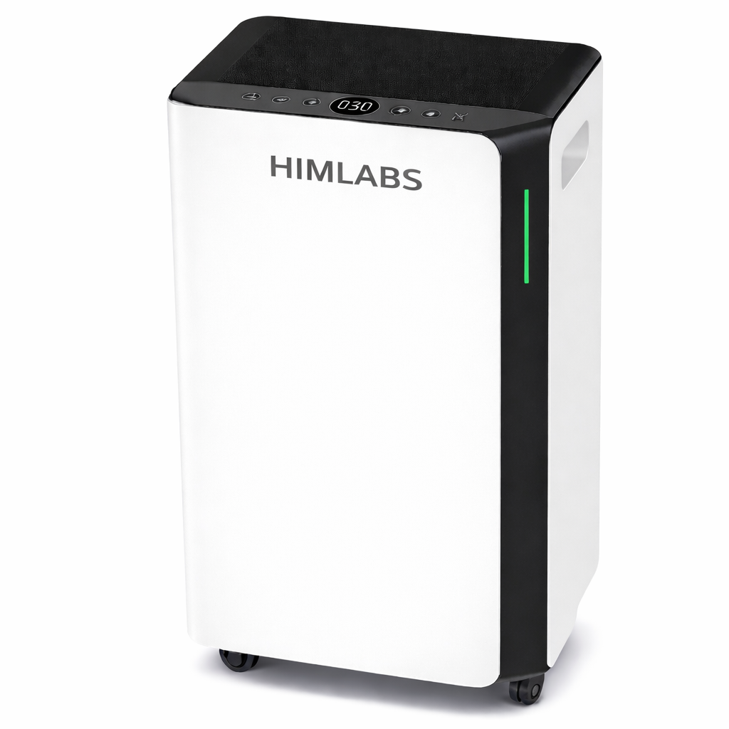 Déshumidificateur d’air HIMLABS 20 L/jour jusqu’à 60 m² Wi-Fi vidange continue – OL20-BD068CF