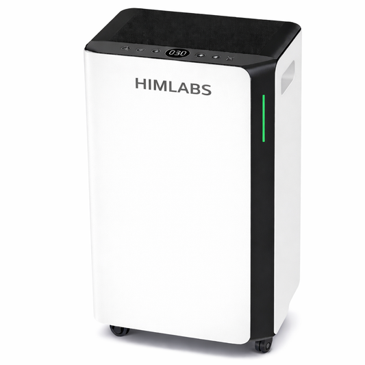 Déshumidificateur d’air HIMLABS 20 L/jour jusqu’à 60 m² Wi-Fi vidange continue – OL20-BD068CF