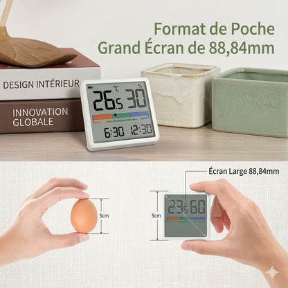 Hygromètre Thermomètre Intérieur — Affichage LCD