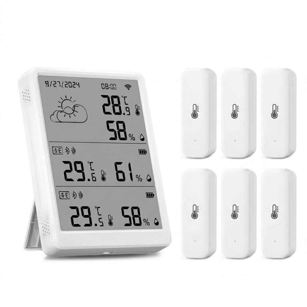 Station Météo WiFi Connectée — Thermomètre Hygromètre Intérieur/Extérieur